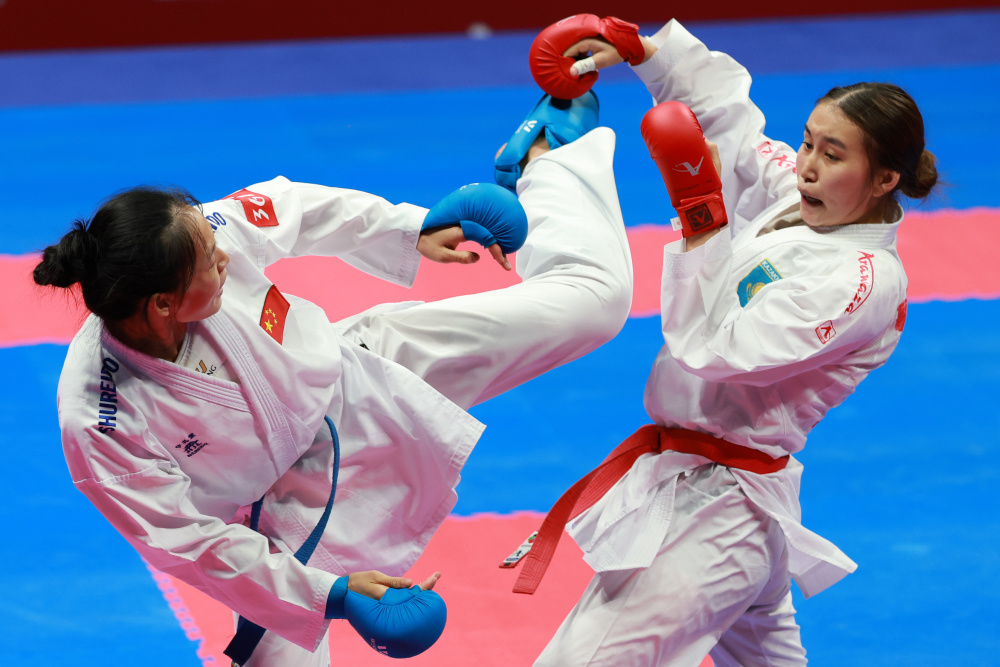 塔吉克斯坦选手在空手道比赛中夺冠 塔吉克斯坦选手在空手道比赛中夺冠