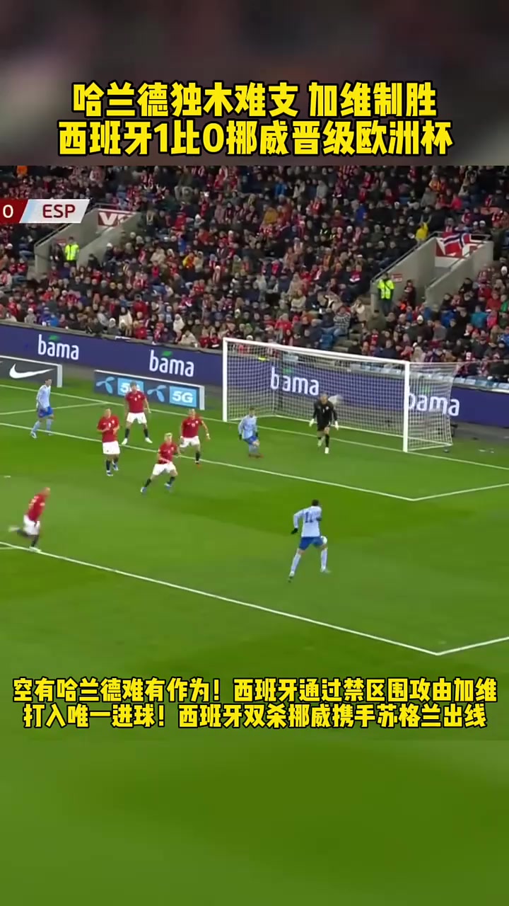 关于西班牙赢下挪威,锁定欧洲杯正赛资格的信息 关于西班牙赢下挪威,锁定欧洲杯正赛资格的信息